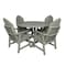 Highwood Usa Hamilton 5pc Round Outdoor Patio Furniture Dining Set AD-DNA48-EUC - alternate 1